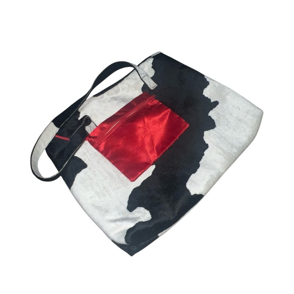 Elegant Black and White Tote Bag